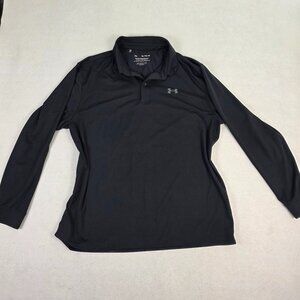 Under Armour XL Blue Long Sleeve Performance Polo